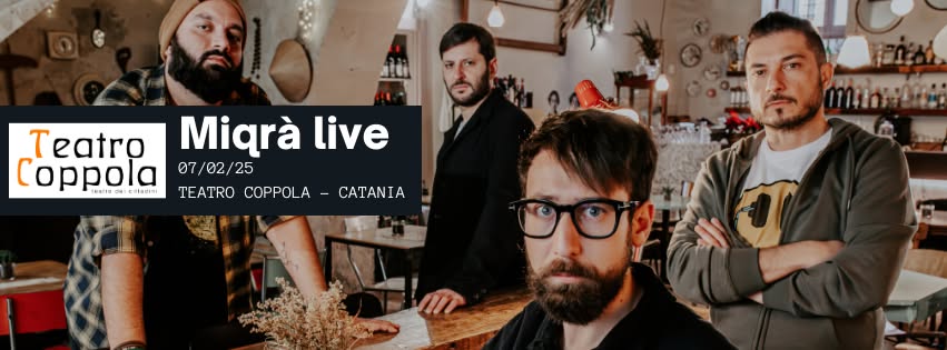 Locandina band micrà live al teatro coppola di Catania