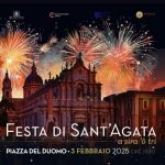 Sant'Agata "A sira o tri" in Piazza Duomo