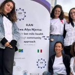 foto di gruppo con Elisa Vittorino Siria Tangorra