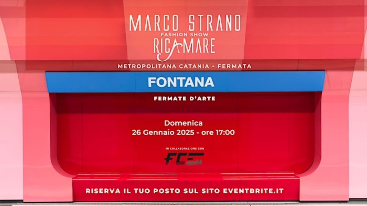 locandina di Marco Strano in metro