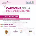Locandina informativa screening gratuito Caltagirone