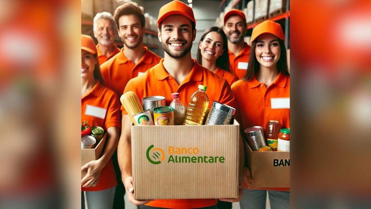 Immagine AI dul servizio civile del banco alimentare