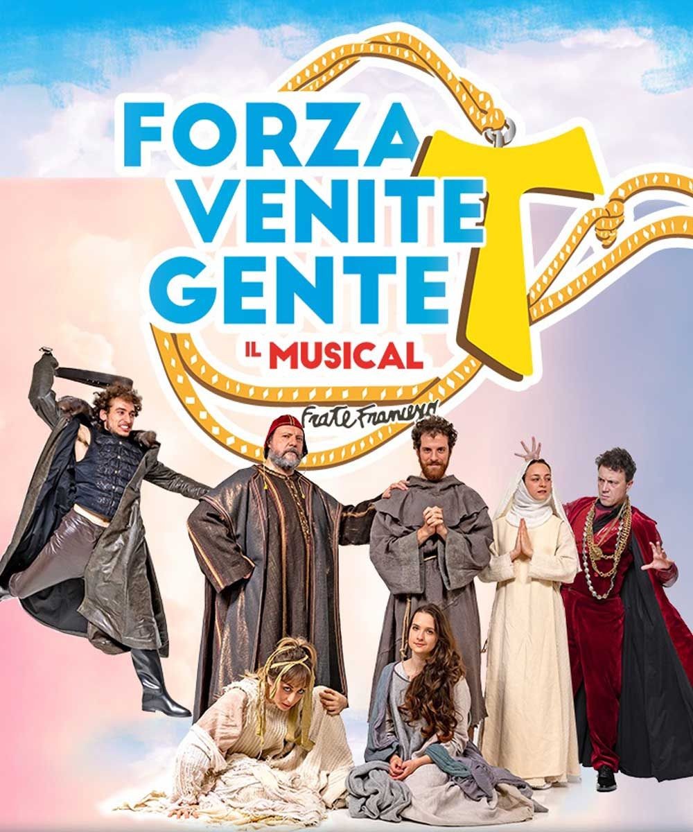 Locandina di Forza Venite Gente il musical a Catania