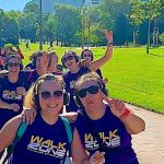 Locandina della camminata sportiva con WalkZone a Catania