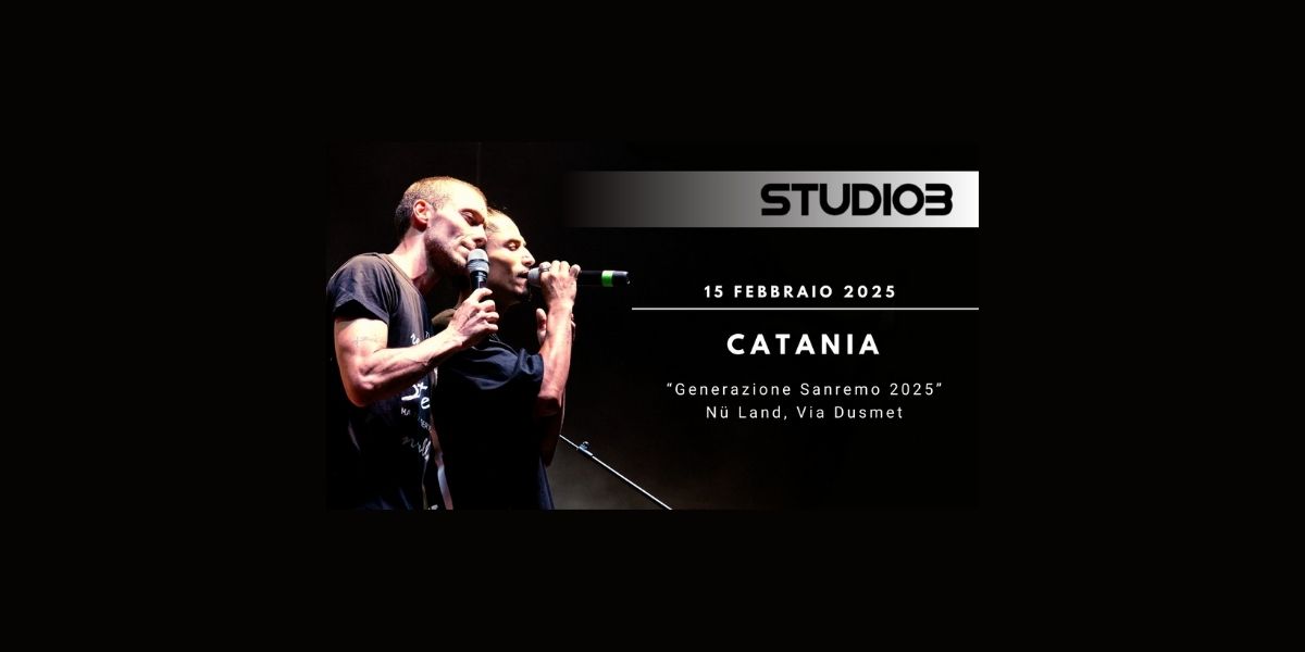 Locandina Studio3 live da Nu land Catania