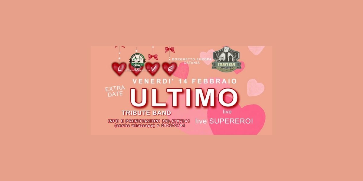 Locandina ultimo tributo live da stark's café