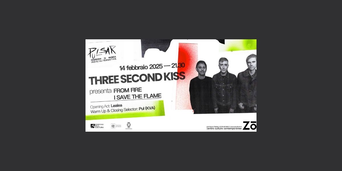 Locandina three second kiss da zo Catania