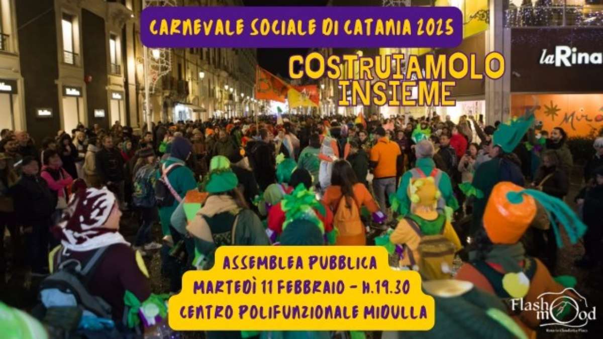 Locandina del Carnevale Sociale Catania