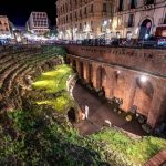 illuminazione anfiteatro a Catania