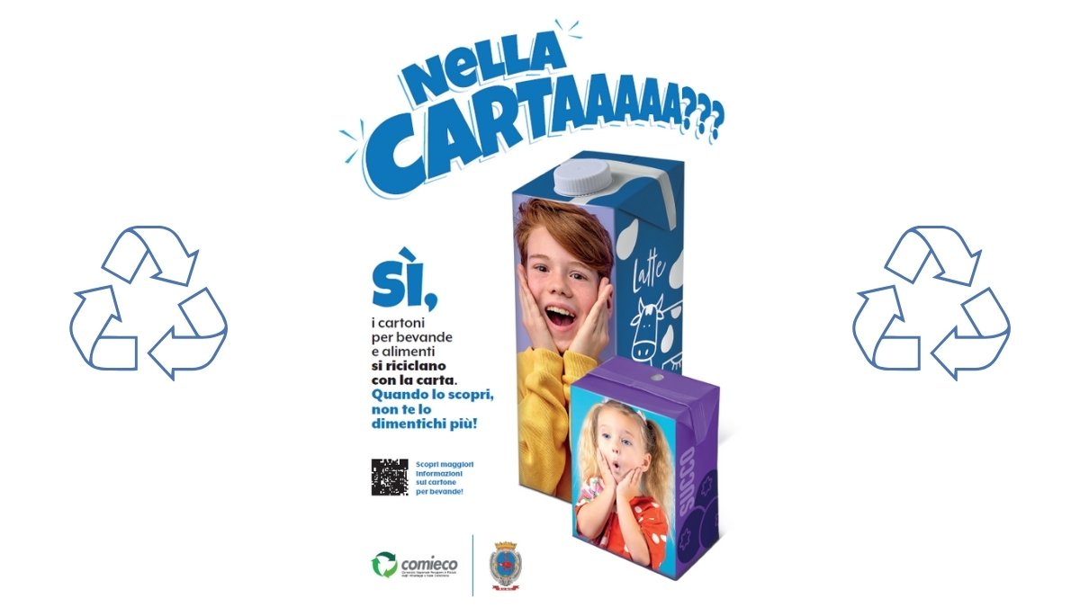 pubblicità raccolta differenziata carta a Catania