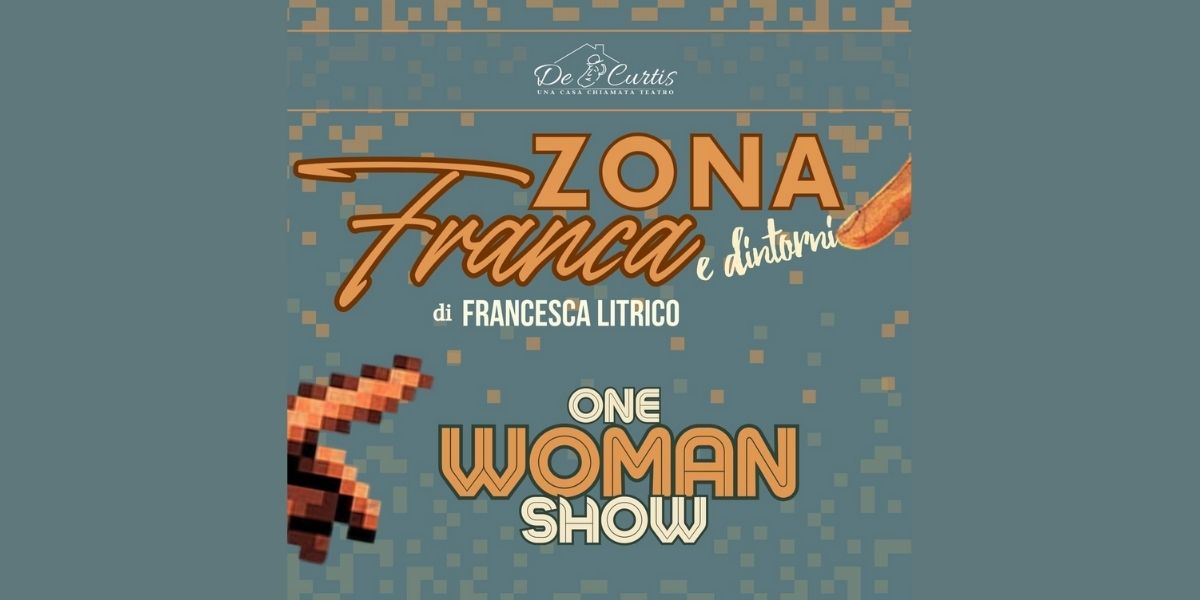 Locandina Francesca Litrico al teatro sala de Curtis di Catania