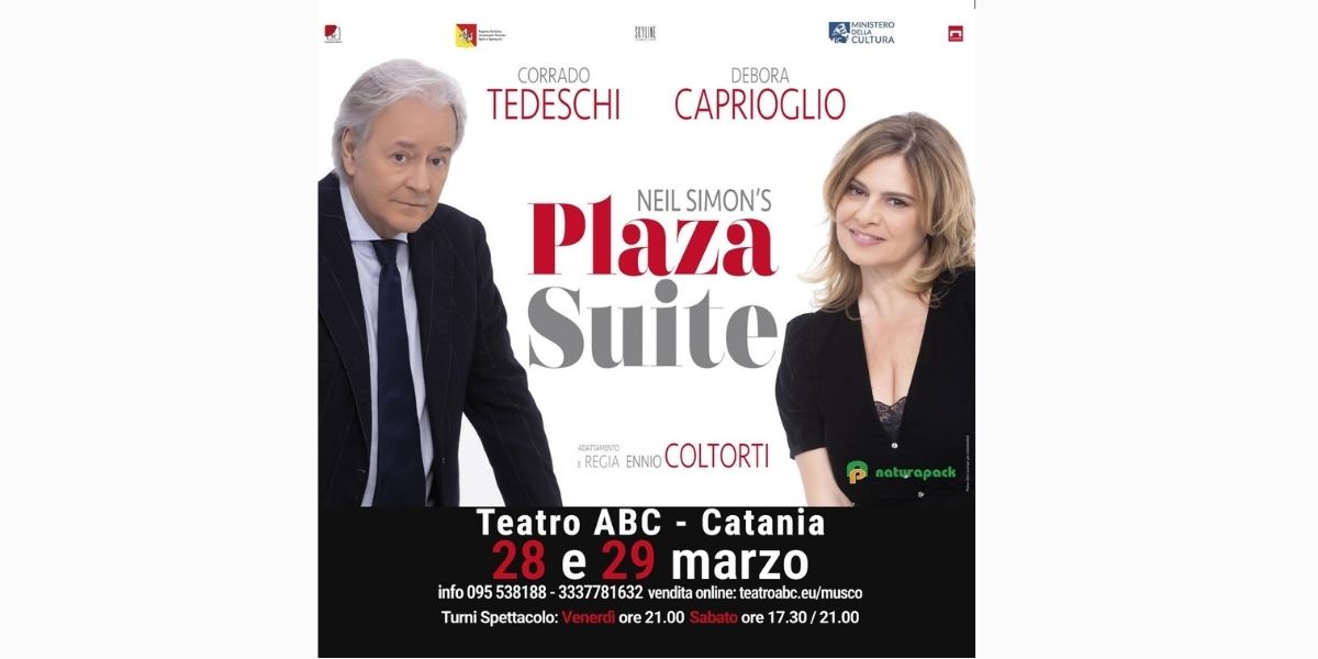 PLAZA SUITE AL TEATRO ABC DI CATANIA