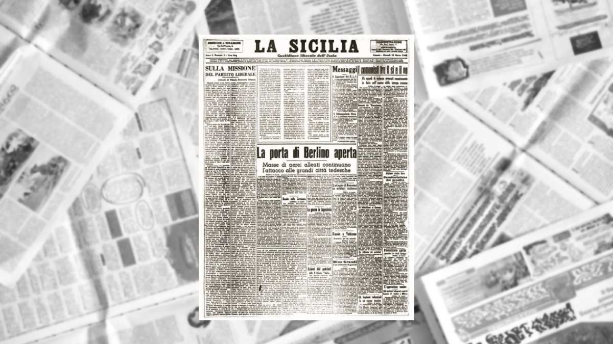 La Sicilia compie 80 anni