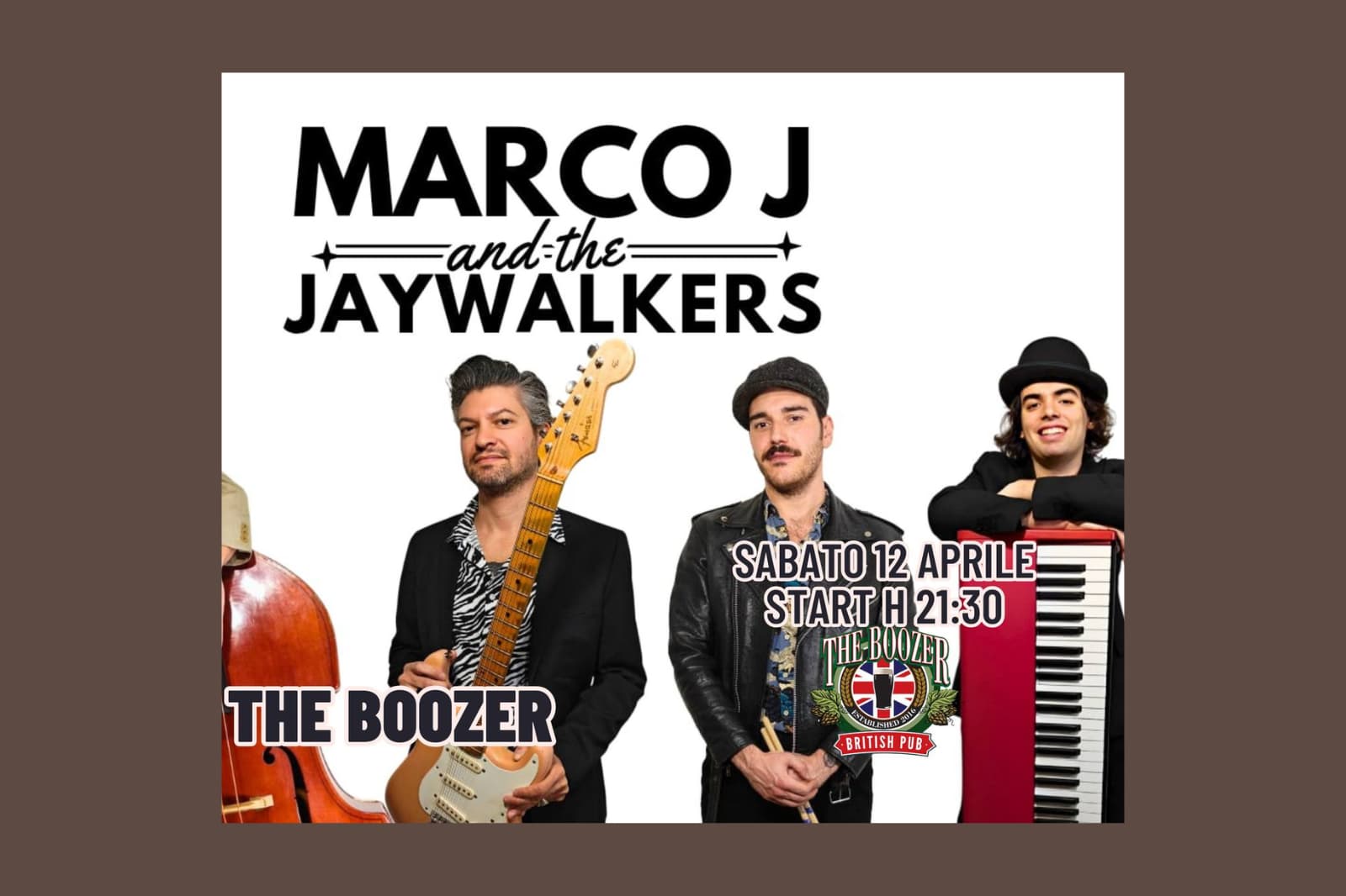 Marco J and The Jaywalkers locandina