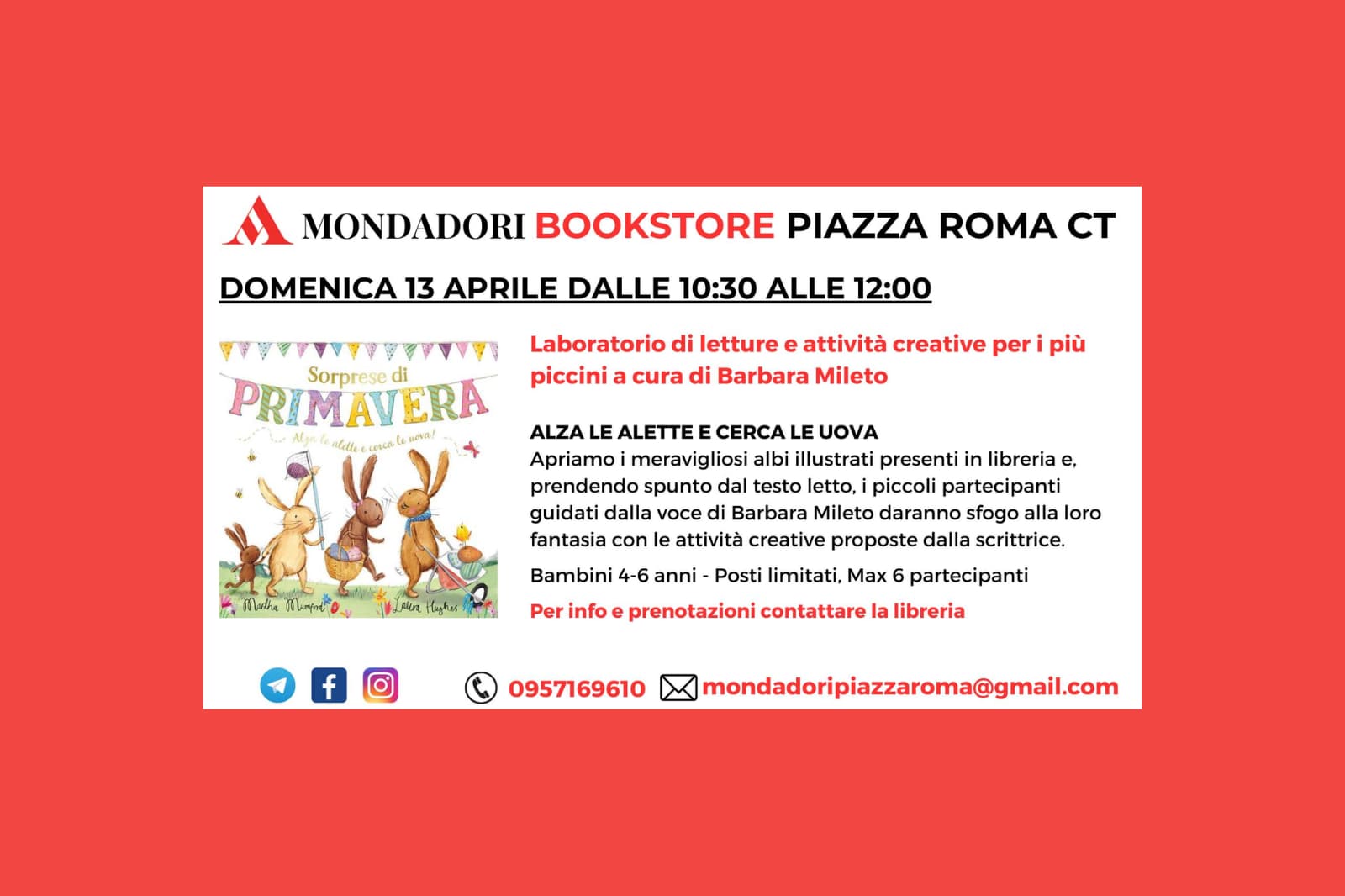 Laboratori per bambini mondadori locandina
