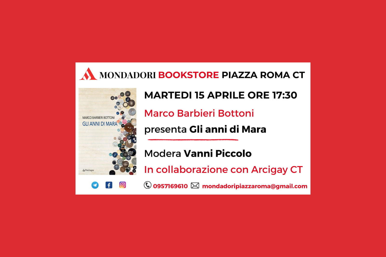 Marco Barbieri Bottoni locandina